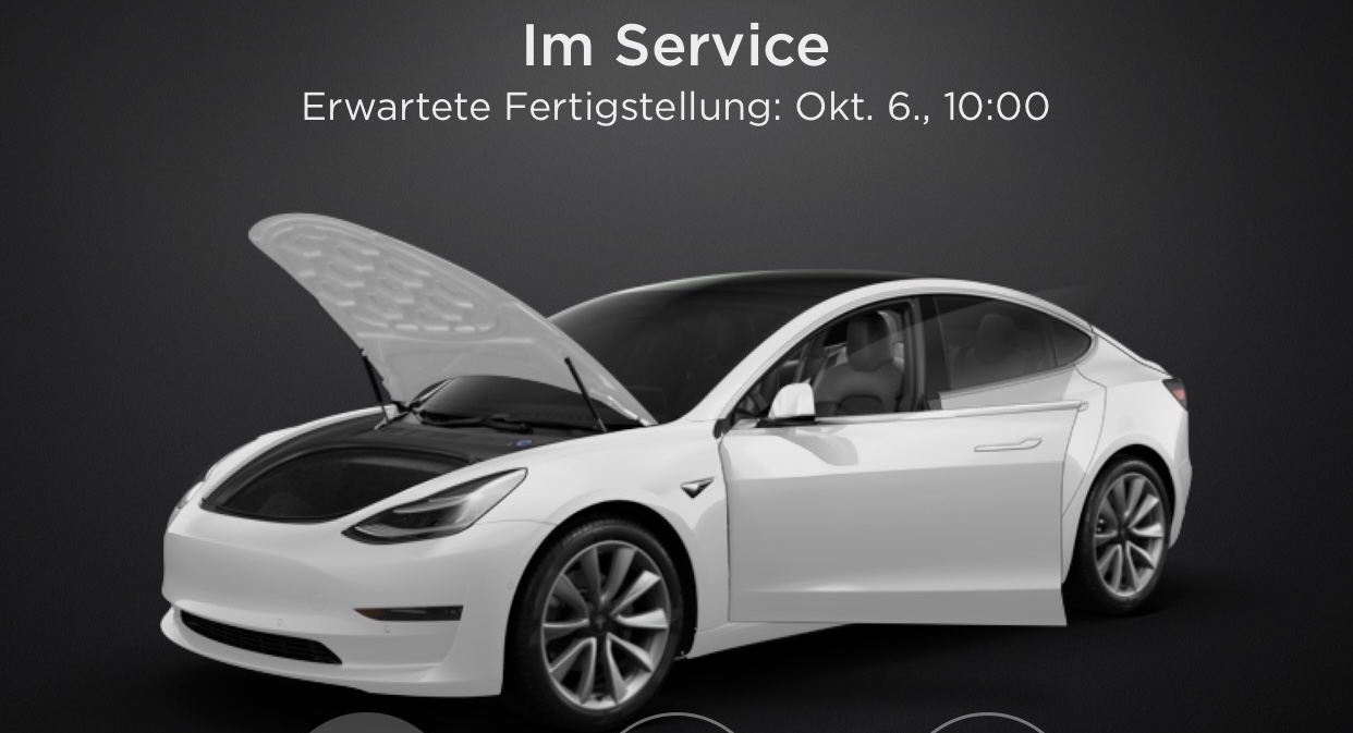 Erster Tesla-Servicetermin