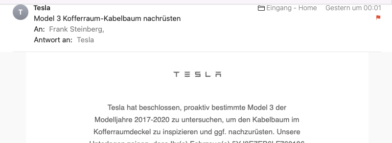 Erster „Rückruf“