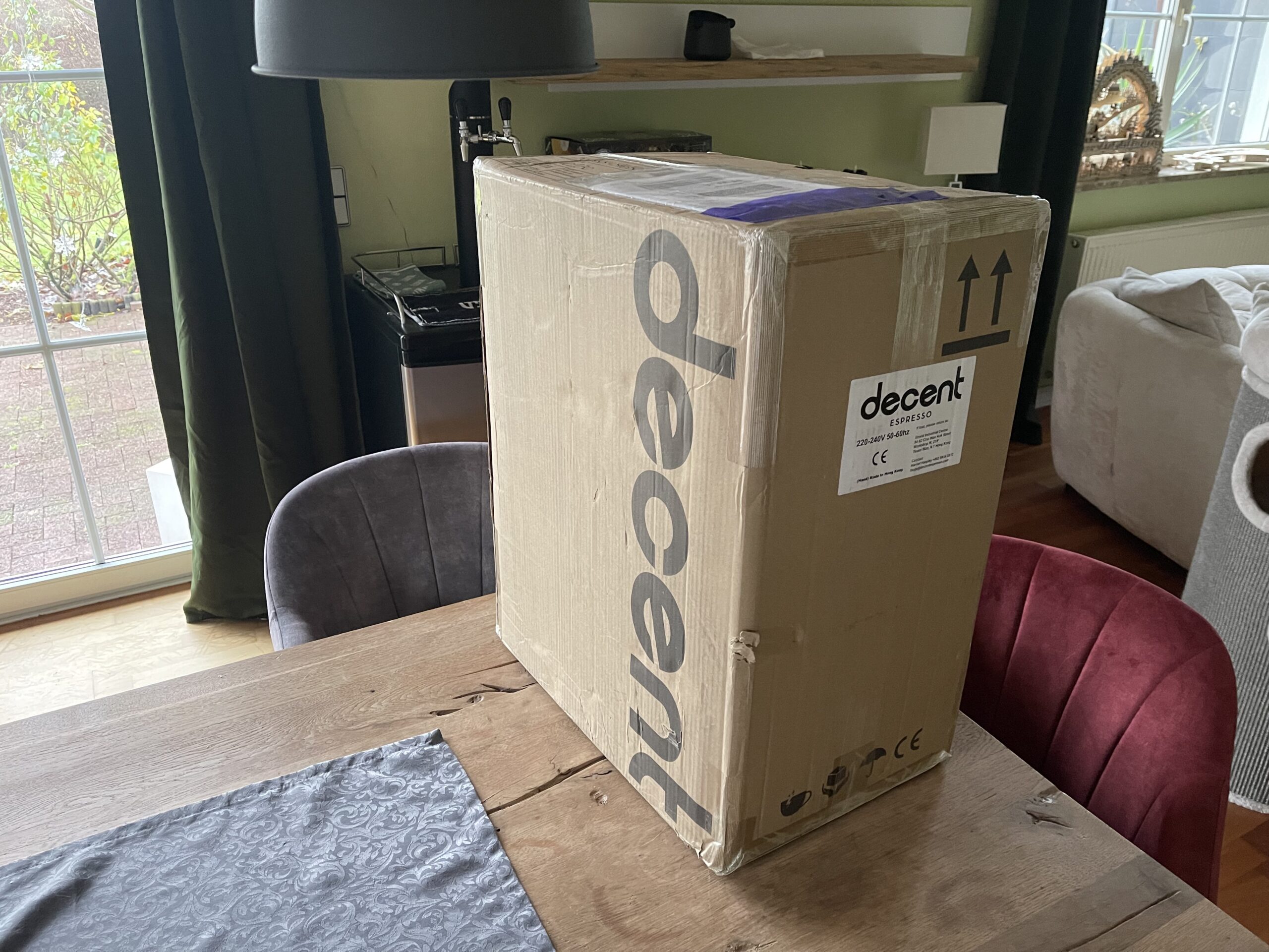 Jetzt wird’s ernst… die Maschine ist da