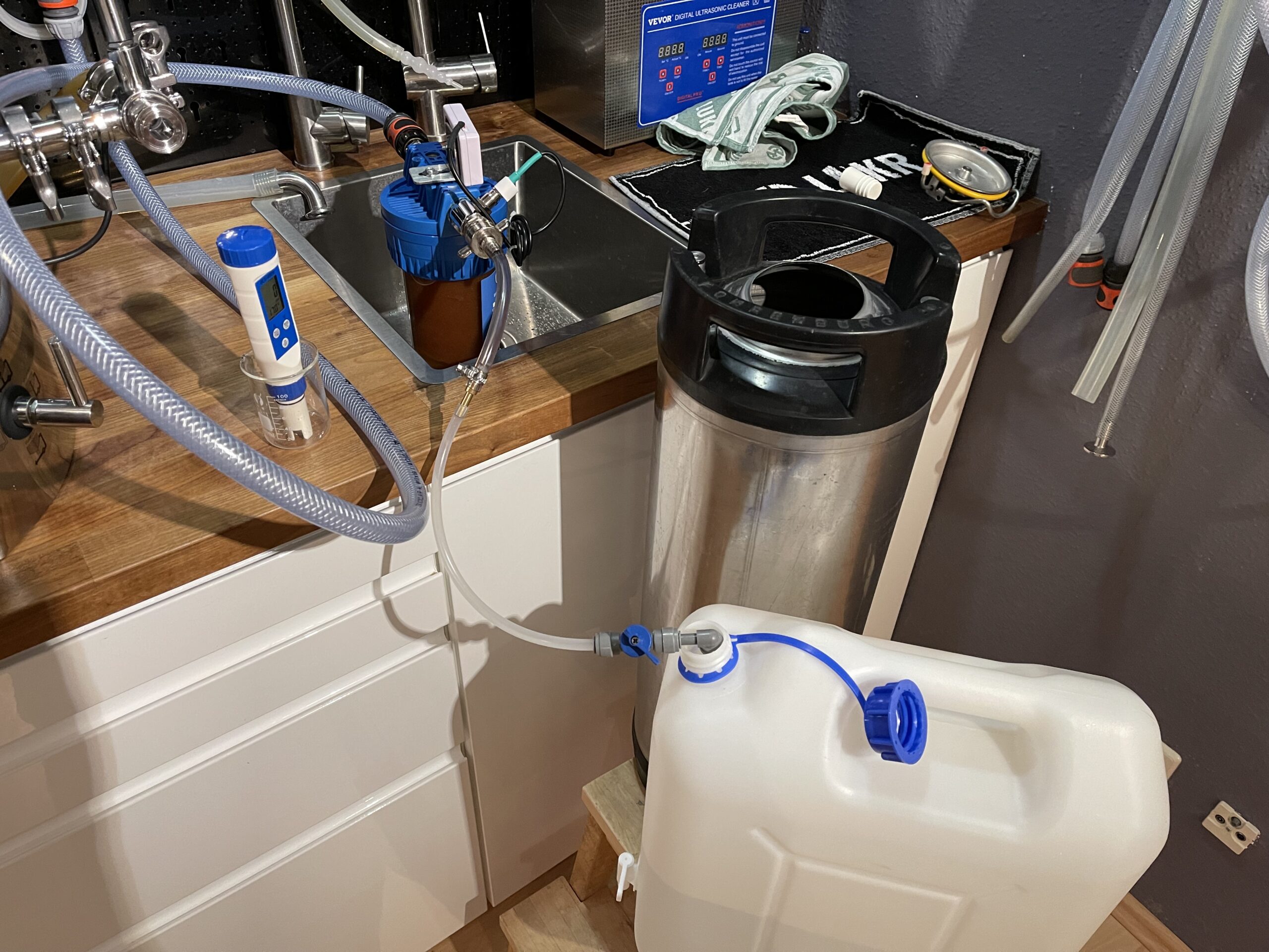 Nächste Charge Wasser